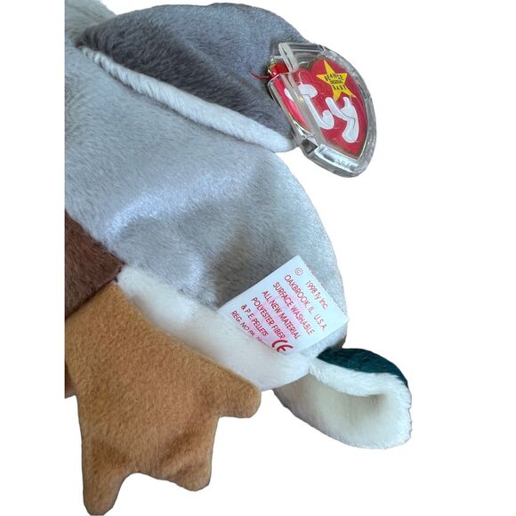 Ty Original Beanie Baby Babies Set of 4 Rare PVC Patti Bubbles Valentino Jake - Picture 13 of 14